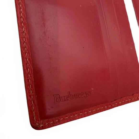 Vintage Red Burberry's Card Holder- EUC - Picture 4 of 6